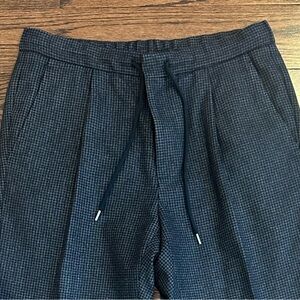 SUITSUPPLY Ames Pleat EB Drawstring Trousers - Size 34